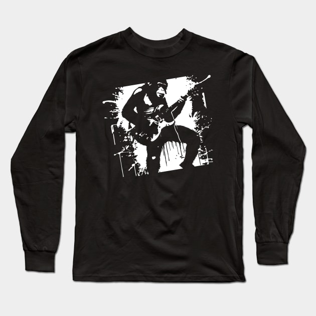 punk monkey Long Sleeve T-Shirt by lkn